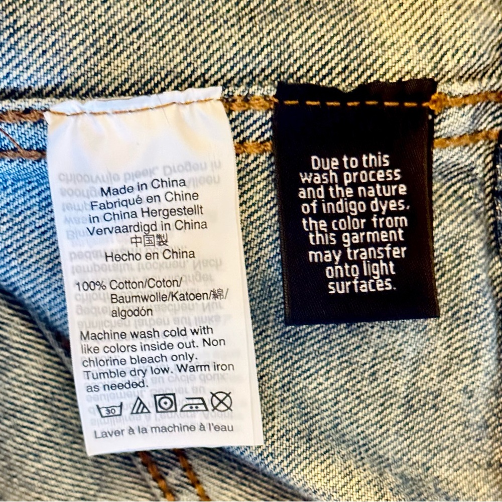 *NWOT* Madewell / The Oversized Trucker Jean Jacket / Akenside Wash / XS - Picture 6 of 7